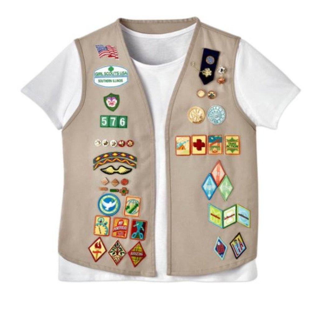 Girl Scouts Official Cadette, Senior and Ambassador Vest